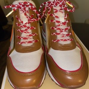 Michael Kors Maddy Trainer sz 7 Luggage color